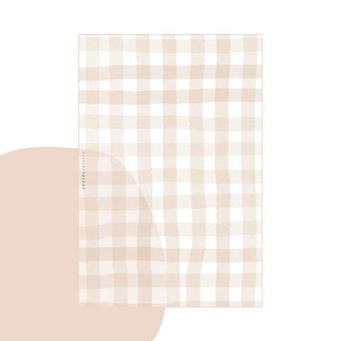 PICNIC IN CENTRAL PARK GINGHAM - (VELLUM) DASHBOARD