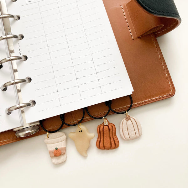 PUMPKIN SPICE LATTE PAPERCLIP - PAGE MARKERS