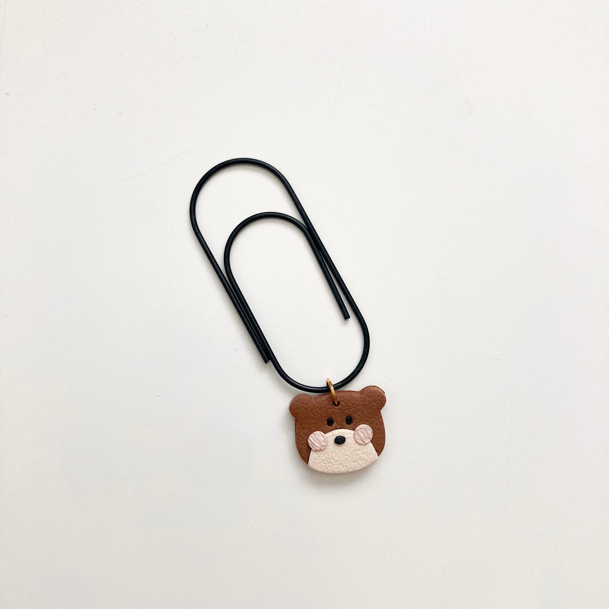 HAPPY BEAR PAPERCLIP - PAGE MARKERS