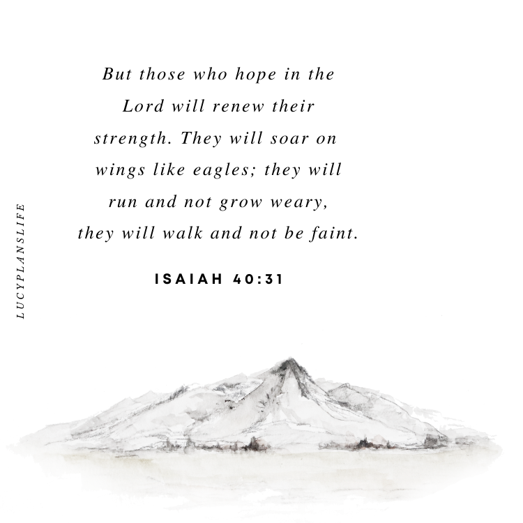 ISAIAH 40:31 - JOURNALING CARD