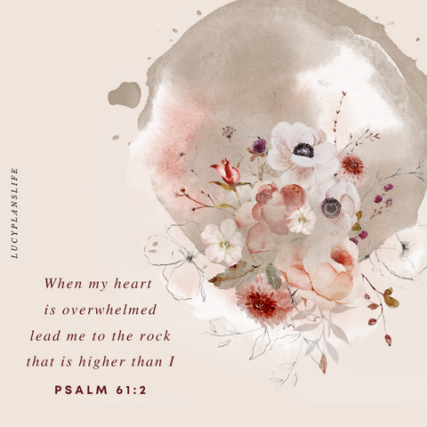 PSALM 61:2 - JOURNALING CARD