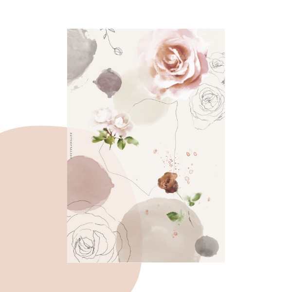 ABSTRACT FLORAL - (VELLUM) DASHBOARD