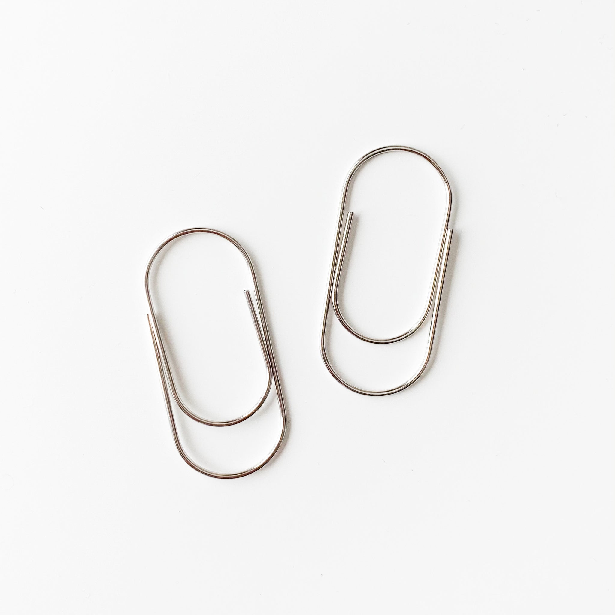 SILVER LARGE SPECIALTY PAPERCLIP - PAGE MARKERS