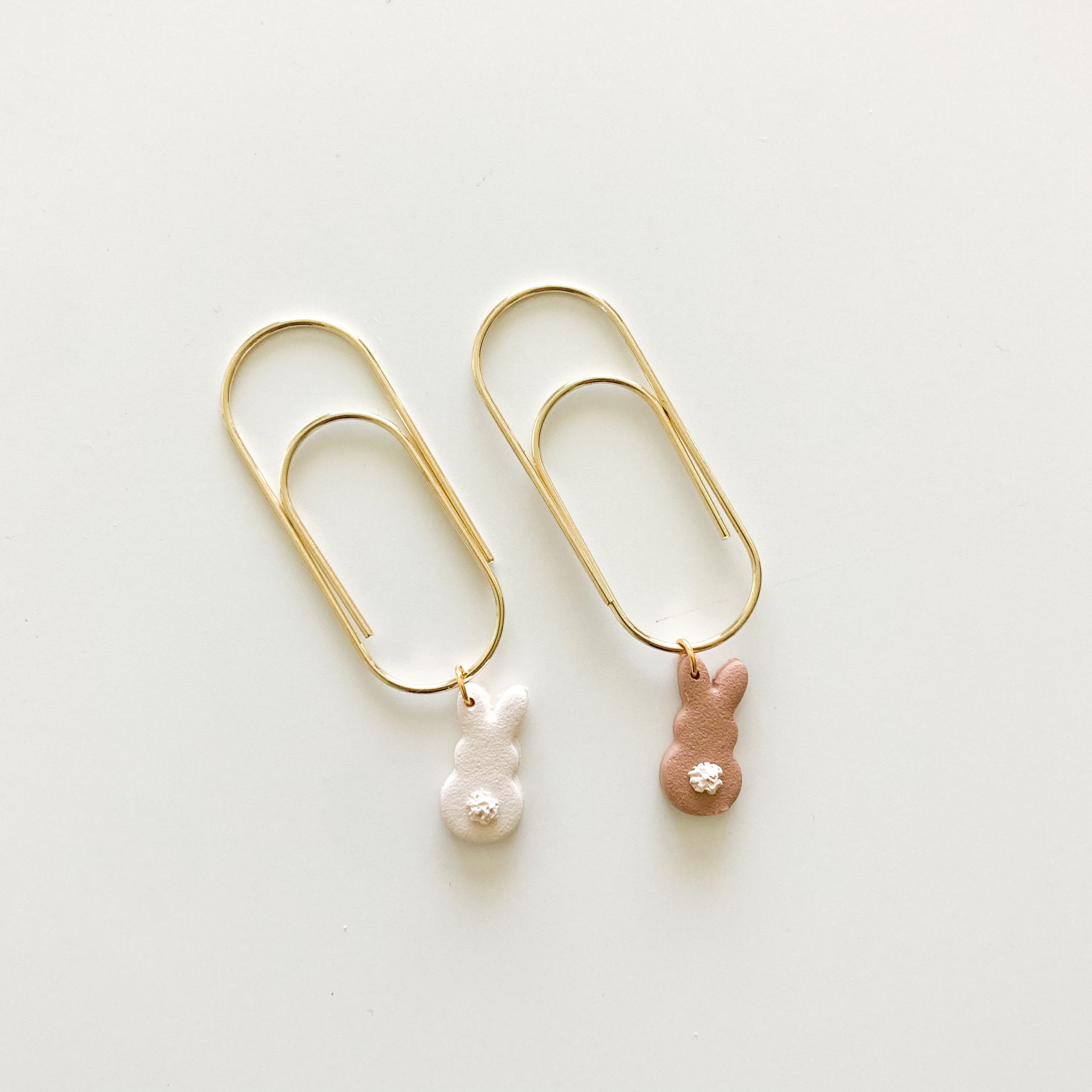 COTTON TAIL BUNNY BAUBLE PAPERCLIP - PAGE MARKERS